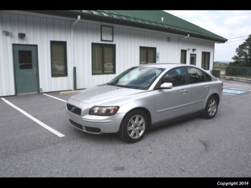 2006 06 volvo s40 2.4i automatic 4-door sedan leather loaded clean