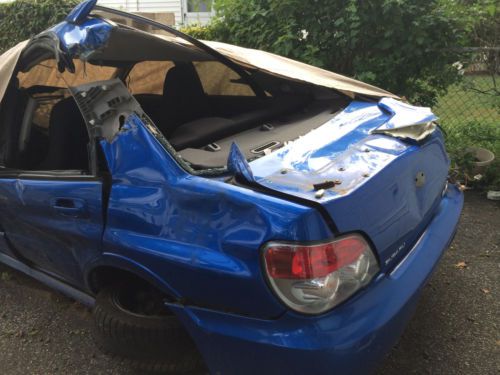 Sell used 2006 Subaru Impreza WRX STI Sedan- Wrecked For ... Sell used 2006 Subaru Impreza WRX STI Sedan- Wrecked For ...