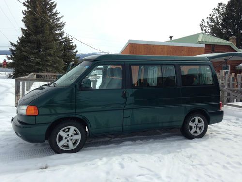 2002 volkswagen eurovan mv pop top weekender 3-door 2.8l