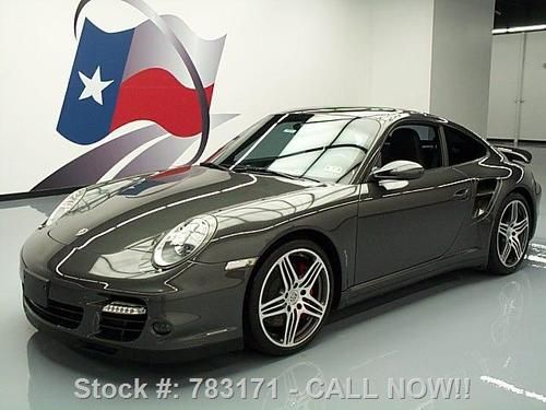 2008 porsche 911 turbo awd sport chrono tiptronic nav!! texas direct auto