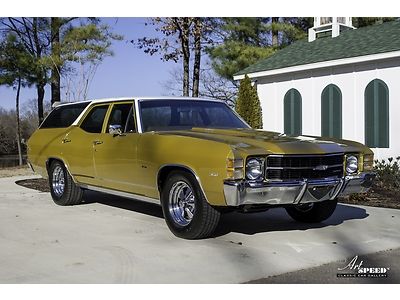 Corvette lt1 powered magazine feature car - 1971 chevelle malibu concours wagon