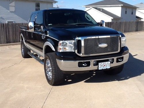 Powerstroke,lariat,black,leather,sunroof,6.0l, very clean