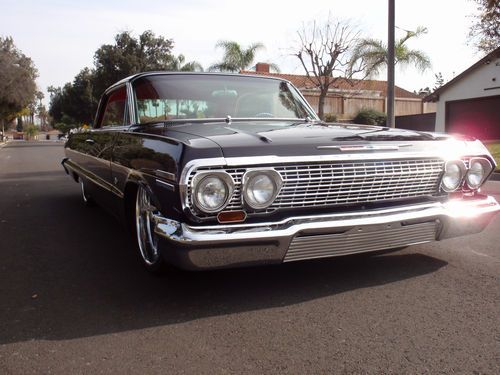 1963 chevy impala ss resto mod low rod