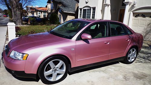 Audi a4 in pink! c300 jetta beetle bmw 325i 328i c230 mustang civic corolla