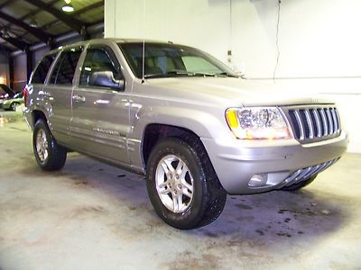 Grand cherokee limited - no reserve - v8 - full time 4x4 - leather - good miles