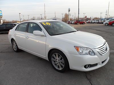 2010 toyota avalon limited local trade in pearl white