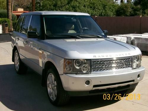 2003 land rover range rover hse new transmission, warranty, no reserve, no tax !