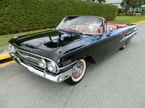 Sell Used 1960 Chevy Impala 900 Tuxedo Black Red White