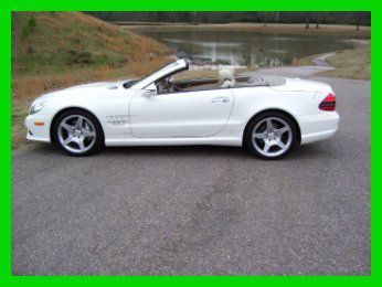 09 two seaters slclass 7-speed convertible sl amg premium keyless lcd