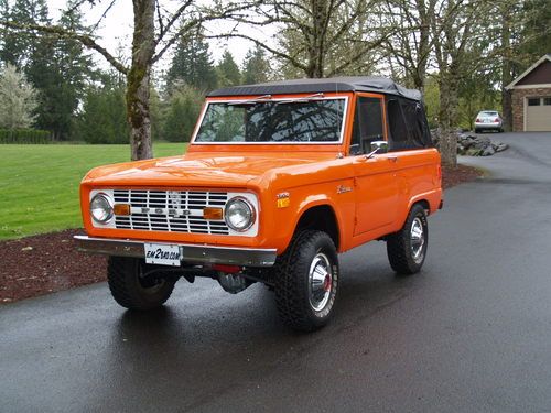 Competition orange bronco fresh 302 4v at ps db  "uncut" utility convertible