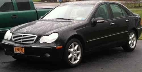2002 mercedes benz c 240 black excellent condition great buy rides great $10499