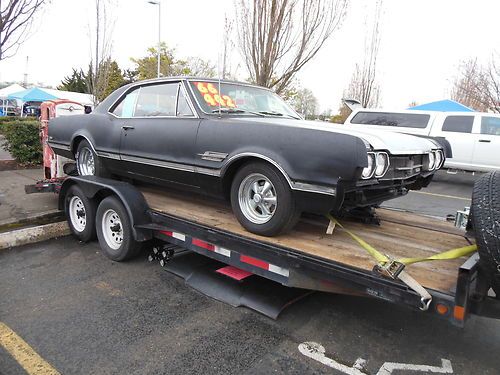 1966 66 olds 442 4 speed hardtop barn find true 442