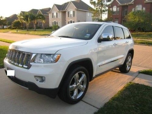 Fully loaded 2011 jeep grand cherokee 2wd limited always garaged kept