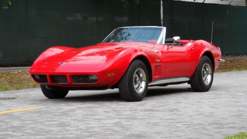 1973 chevrolet corvette stingray convertible street rod hot rod collector car