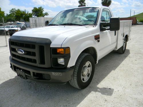 2008 ford f350 f250 diesel mechanics utility service truck low miles work truck