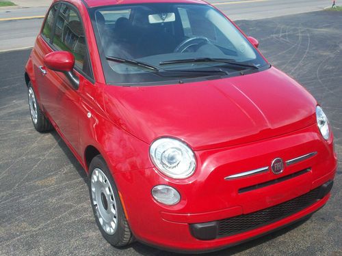 2013 fiat pop 500 brand new only 4 miles damaged salvage flood repairable nice!!