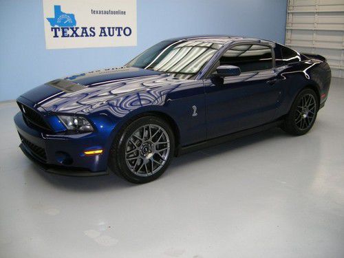 We finance!!!  2012 ford mustang shelby gt500 svt supercharged 6-speed nav 1 own