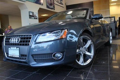 2011 audi a5 convertible premium plus navigation one owner 19" sport package