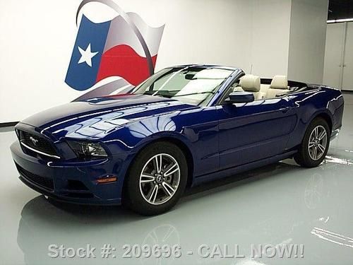2013 ford mustang premium convertible auto leather 24k texas direct auto