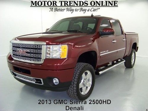 4x4 denali diesel navigation rearcam roof htd ac seats 2013 gmc sierra 2500 8k