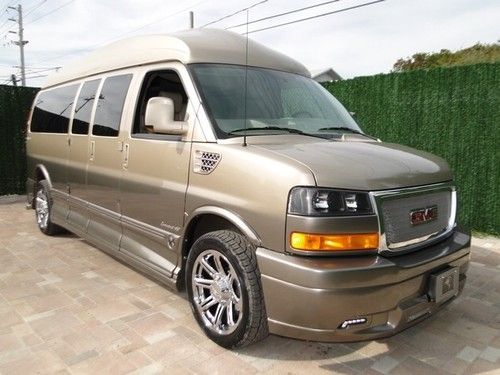 Gmc high top conversion custom van explorer lmt se 9 passenger 0% financing