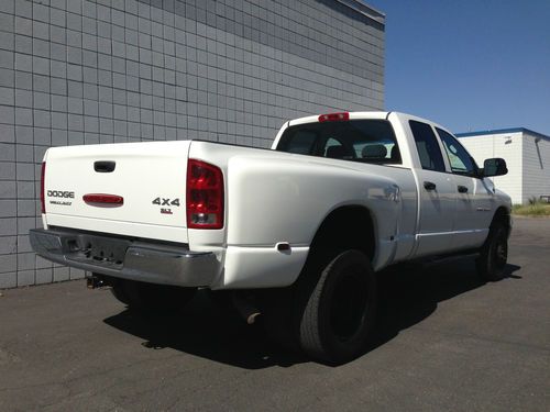 Sell used 2004 DODGE RAM 3500 SLT 4X4 CREW DUALLY *6 SPEED ...