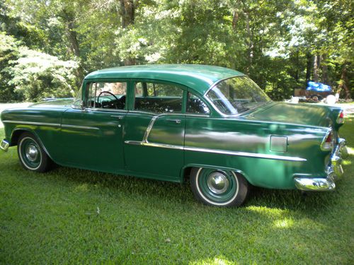 Chevrolet car 1955 210 4 door sedan