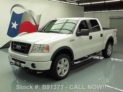 2008 ford f-150 fx4 crew 4x4 leather rear cam 20's 48k texas direct auto