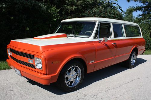 1969 chevy suburban total custom california truck super sweet 25,000 spent look