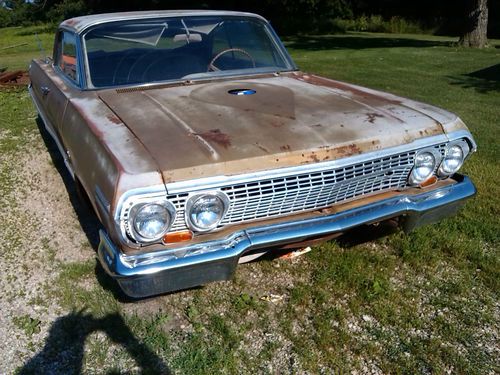 1963 chevrolet impala base hardtop 2-door 6.7l 409 4 speed