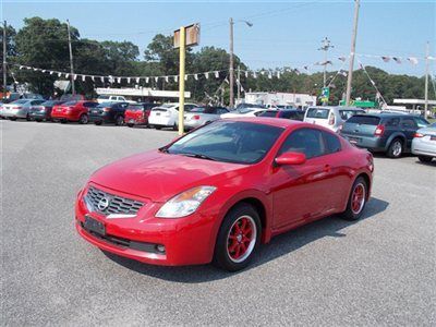 2008 nissan altima s coupe red alloy wheels best price must see!