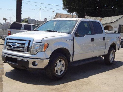 2011 ford f-150 xlt supercrew 4wd damaged salvage only 21k miles runs! wont last