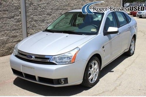 2008 ford focus ses automatic silver ford sync leather sunroof aux mp3 input