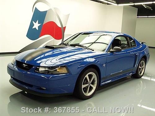 2003 ford mustang mach 1 v8 5spd leather spoiler 13k mi texas direct auto