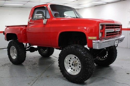 86 k10 lifted 41 tires 20 wheels built 350 v8 700 r4 southern truck no reserve