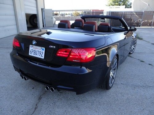 Sell Used 2011 Bmw M3 Convertible Jerez Black With Red