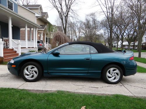 1996 mitsubishi eclipse gst spyder convertible 2-door 2.0l (girl owned)