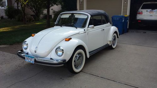 Very sharp clean 1978 volkswagen vw model 1511 2 door convertible karmann