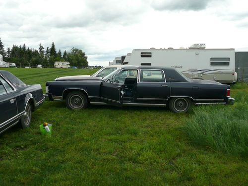 1979 lincoln continental town car collector series with uiltra rare glass roof