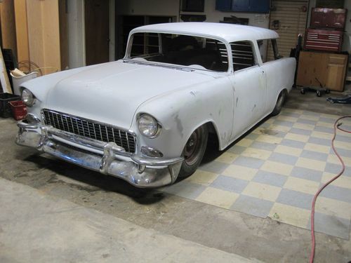 1955 chevrolet bel air nomad california car  custom