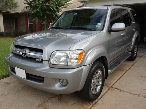 2005 toyota sequoia limited sport utility 4-door 4.7l low mileage 4wd orig owner