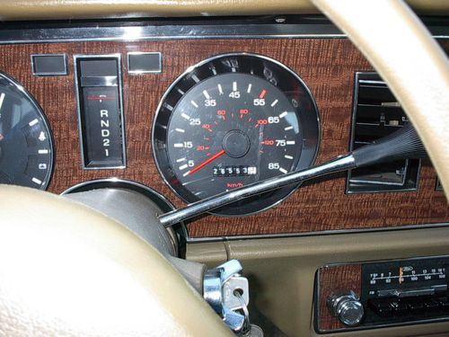 1983 ford fairmont sedan 6cylinder 1 owner 28,000 original miles no reserve