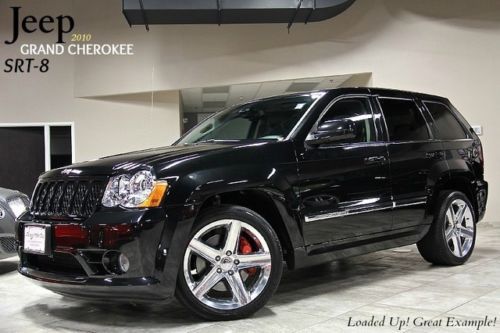 2010 jeep grand cherokee srt-8 navigation back up cam sunroof hids clean &amp;loaded