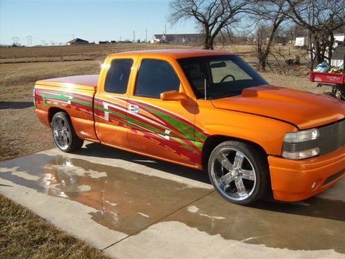 2001 chevrolet 1500 show truck v6 custom everthing low miles auto extended cab