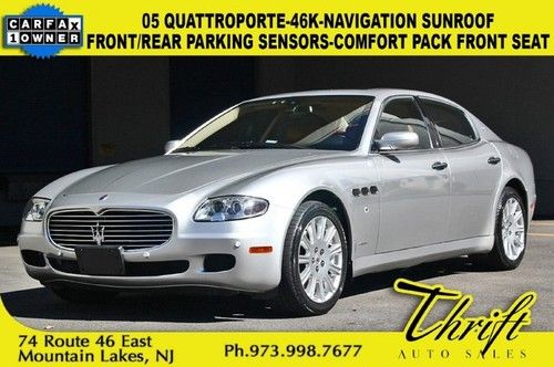 05 quattroporte-46k-navi-front/rear parking sensors-comfort pack front seat