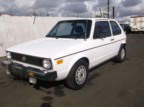 1977 volkswagen rabbit, no reserve