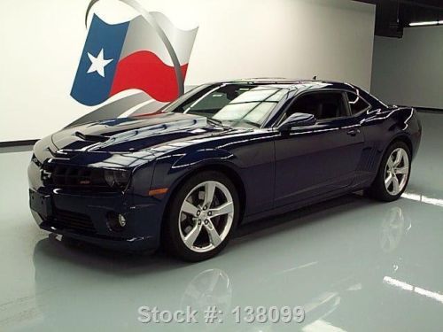 2010 chevy camaro 2ss rs 6-spd htd leather 20&#039;s 36k mi texas direct auto