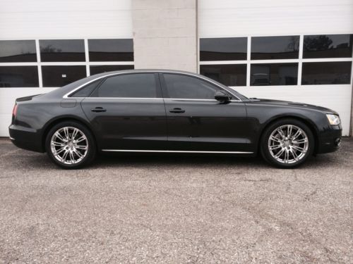 2011 audi a8 quattro l sedan 4-door 4.2l*one owner, pano roof, only 37k! lo res