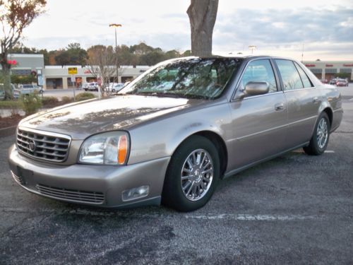 2003 cadillac deville dhs factory navigation sunroof low miles $99 no reserve