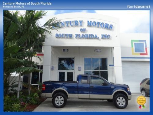 2007 ford f-150 lariat 4x4 4wd extended cab 5.4l v8 auto low mileage loaded